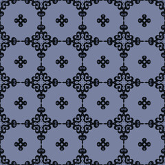 Decorative seamless pattern with plant texture designs can be used for backgrounds, motifs, textile, wallpapers, fabrics, gift wrapping, templates. Design Paper For Scrapbook. Vector.