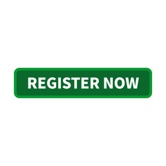 Register Now Button In Green Rectangle Shape For Account Membership Subscription
