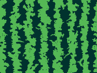 Watermelon seamless pattern. Light and dark green stripes of watermelon texture. Vector illustration