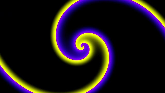 Endless spinning futuristic Spiral. Seamless 4k looping footage. Abstract helix.