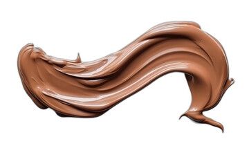 chocolate on white background