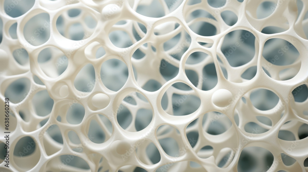 Poster a closeup of white cells reveals a fascinating view of cellular interactions. the s of cells are mul