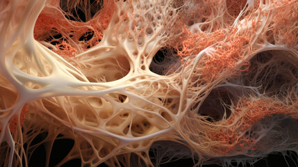 The tips of pseudopodia are composed of a dense complex meshwork of actin filaments which extend contract and can even branch out to form multiple extensions of