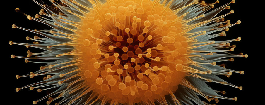 This microscopic centriole is a cylindrical organelle composed of 9 groups of triplet microtubules arranged in a circular formation. This complex is typically 0.2