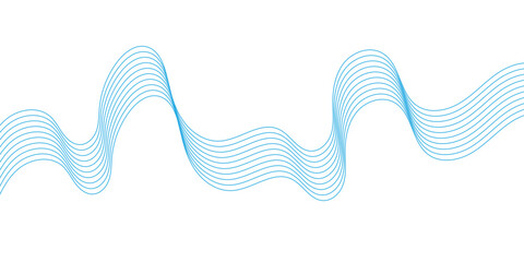 Abstract flowing wave lines. Design element for technology, science, modern concept.vector eps 10