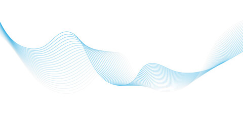 Abstract flowing wave lines. Design element for technology, science, modern concept.vector eps 10