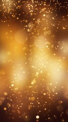 Golden Blurred Stardust: Blurry Light Effect