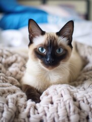 Siamese: Cat in the Bedroom