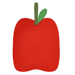 red apple