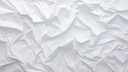white crumpled paper background