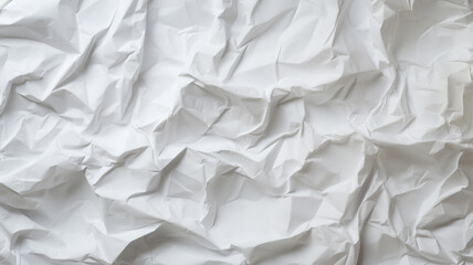Obraz premium white crumpled paper background