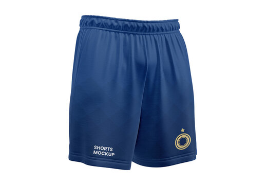 Shorts Mockup - Half Side View