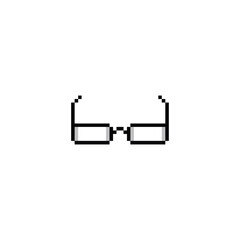 this is eyeglass icon in pixel art with white,black color and white background this item good for presentations,stickers, icons, t shirt design,game asset,logo and your project.
