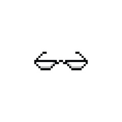 this is eyeglass icon in pixel art with white,black color and white background this item good for presentations,stickers, icons, t shirt design,game asset,logo and your project.