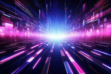 Obraz premium digital space background, Generative AI