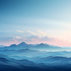 Fototapeta premium Mountain abstract wallpaper powerpoint presentstation, AI Generative.