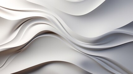 Whispering White space Abstract Light Grey and White Canvas Generative AI