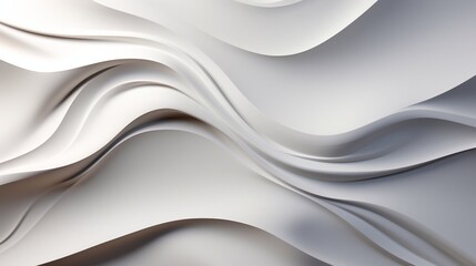Obraz premium Whispering White space Abstract Light Grey and White Canvas Generative AI