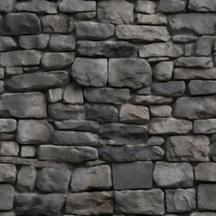Gray stone wall seamless pattern texture background
