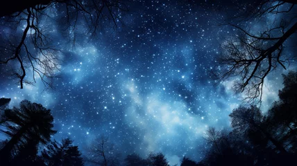 Fotobehang Noorderlicht Milky Way.