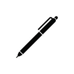 Pen, write icon.pen filled vector sign. Symbol, logo illustration. Different style icon on white background..eps