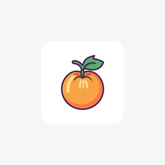 Exploring the Spectrum of Oranges Bold color Icon