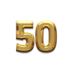 Number gold luxury, use birthday,age,anniversary