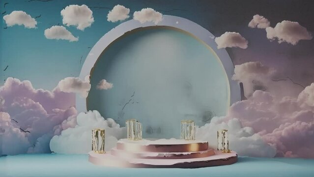 Up to 4K resolution, Gateway to the Dream World, Generative AI with blender