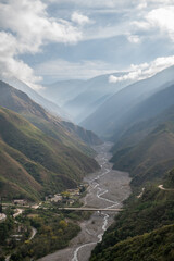 Termas de Reyes viewpoint in the province of Jujuy in the Argentine Republic where you can see the...