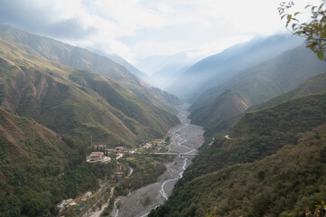 Termas de Reyes viewpoint in the province of Jujuy in the Argentine Republic where you can see the...