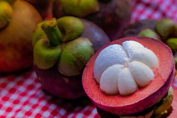 Fresh Mangosteens Ready to eat  the best source of Thailand.