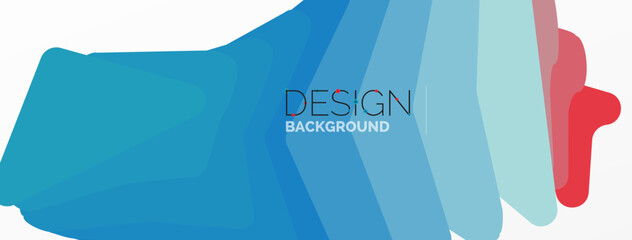 Background, creative geometric shapes composition with gradient effect. Wallpaper for concept of AI technology, blockchain, communication, 5G, science, business and technology