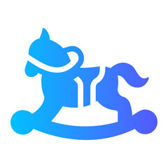 rocking horse Gradient icon