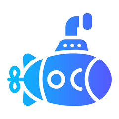 submarine Gradient icon