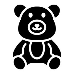 teddy bear Solid icon