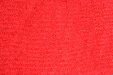 Fototapeta premium close up texture of red wool textile, christmas decoration design