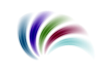 A vibrant and playful design featuring rainbow-color lines arranged in a dynamic composition, perfect for adding a pop of color to any project