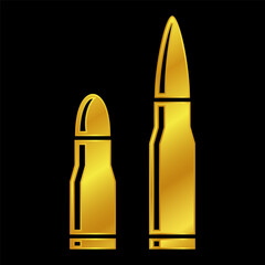 gold colored bullet icon
