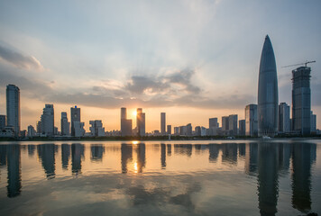 Downtown Shenzhen skyline