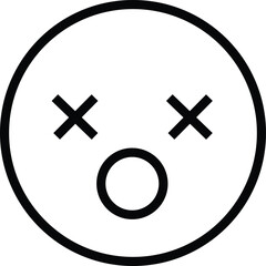 simple emoji icon. Range to assess the emotions of your content. Feedback in form of emotions. User experience. Customer feedback. normal, bad, awful. isolated on white background.