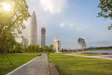 Obraz premium Downtown Shenzhen skyline