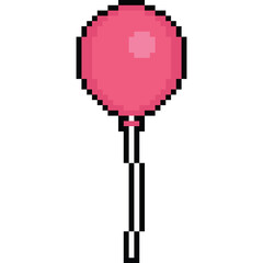 Pixel art balloon icon 10
