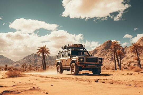 Fototapeta desert safari