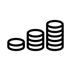 Money exchange payment icon symbol vector image. Illustration of the dollar currency coin graphic design image