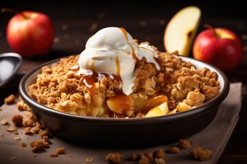 Apple Crumble background