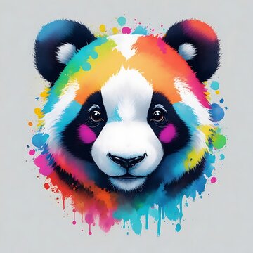 toy panda with a smile
