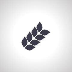 wheat isolated icon. Agriculture sign.
