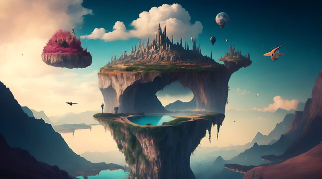 landscape with castle