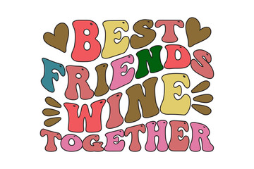 Fototapeta premium Retro Friendship Day SVG Design,friendship day,friendship background