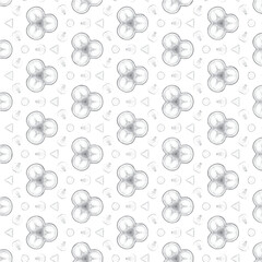 Digital png illustration of white abstract pattern on transparent background